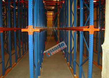 Heavy Load Drive In Racking , Galvanised Pallet Racking Storage Drive Through Racks