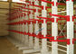 Steel Cantilever Metal Storage Racks Large Capacity Easy Loading / Unloading